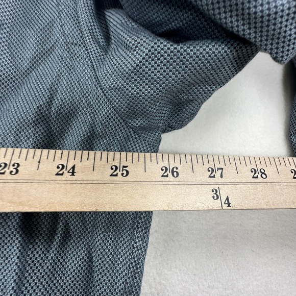 Canali Shirt Mens 18.5 Gray Micro Pattern Cotton Dress Button Front Italy 47 - Picture 9 of 12